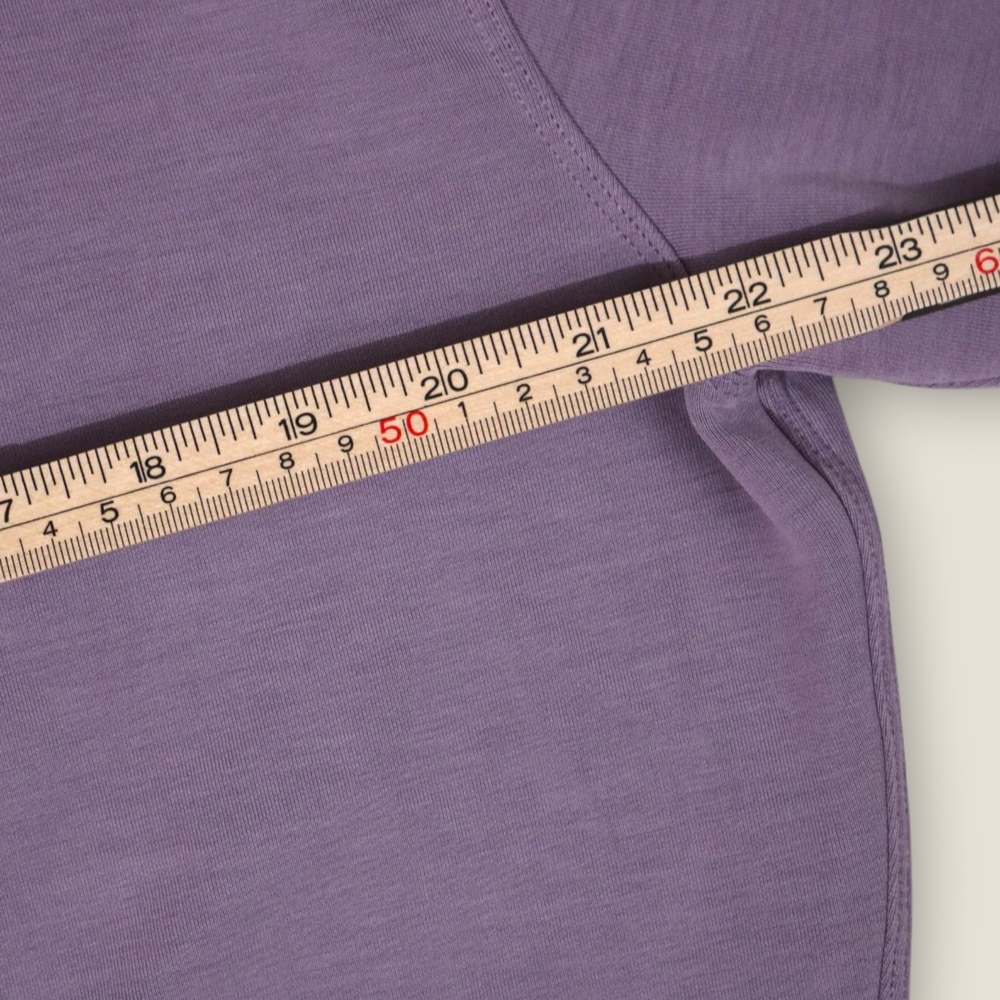 Lululemon Softstreme Perfectly Oversized Cropped Crew Womens Sz 4 Lavender Dust - Picture 7 of 10